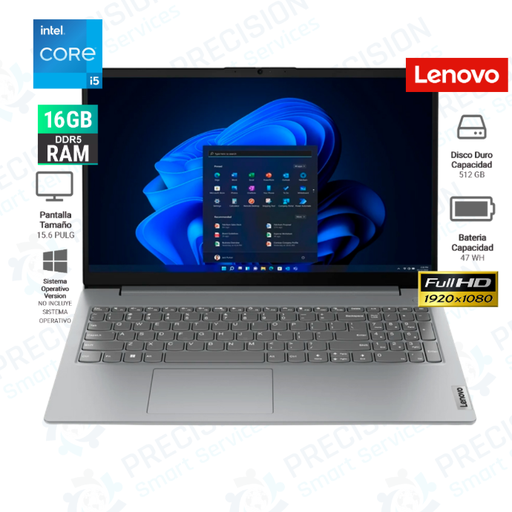 Laptop Lenovo V15 G4 IRU, 15.6" Core i5-13420H|16GB DDR4-3200MHz|
512GB SSD