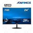 Monitor curvo Advance ADV-2452S| 23.6" VA FHD| HDMI, DP| Resolución 1920x1080.