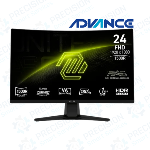 MONITOR MSI 24"| G242C FHD 170Hz 1MS CURVO.